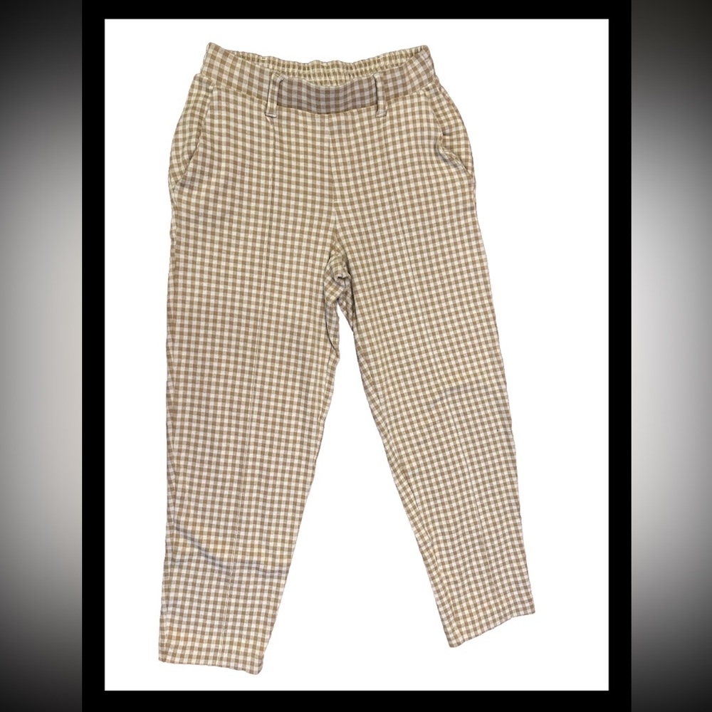 Lands’ End Sport Knit Tapered Leg Cropped Pants